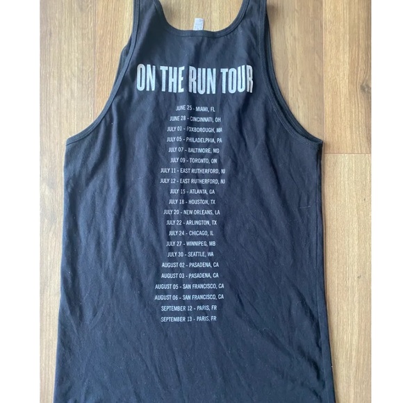 Beyoncé and Jay Z On the Run Tour tank shirt/merchandise-size medium - Picture 5 of 5